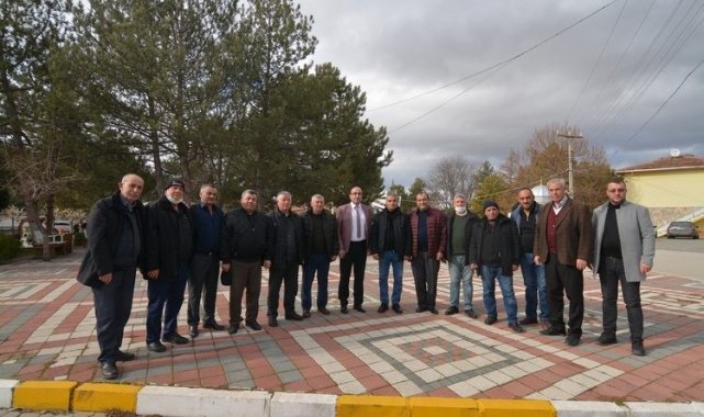 Başkan Çöl, muhtarlar ve basın mensuplarıyla bir araya geldi