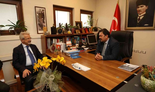 Başkan Erdem'den TBB yönetimine seçilen Altun'a ziyaret