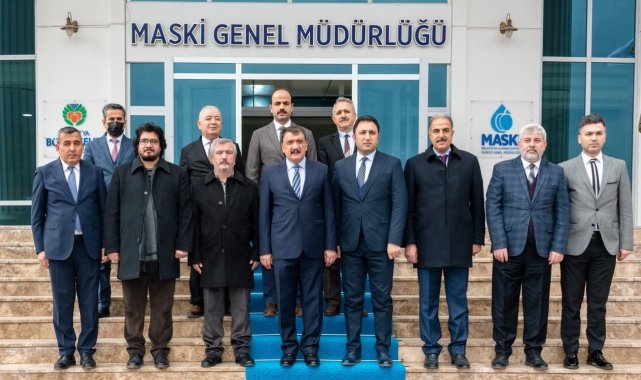 Başkan Gürkan, Kuluncak heyeti ile bir araya geldi