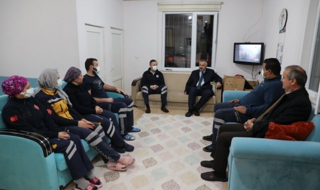 Başkan Kılıç geleneği bozmadı, 2022'ye yine onlarla girdi