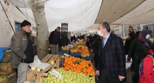 Başkan Kılınç, pazar esnafıyla bir araya geldi