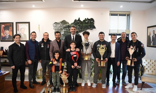 Başkan Kocaman, motosiklet kulübünü ağırladı