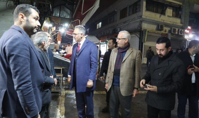 Başkan Kuş esnafı ziyaret etti