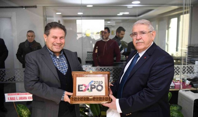 Başkan Mahçiçek'ten gazetecilere ziyaret