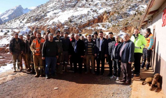 Başkan Öztürk maden işçilerini ziyaret etti