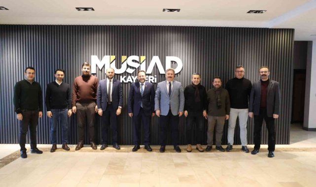 Başkan Palancıoğlu'ndan yeni başkan Ferhat Akmermer'e 'Hayırlı Olsun' ziyareti