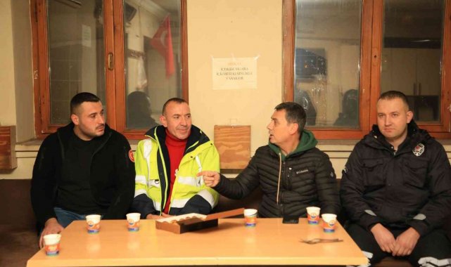 Başkan Şimşek&#039;ten kar mesaisi