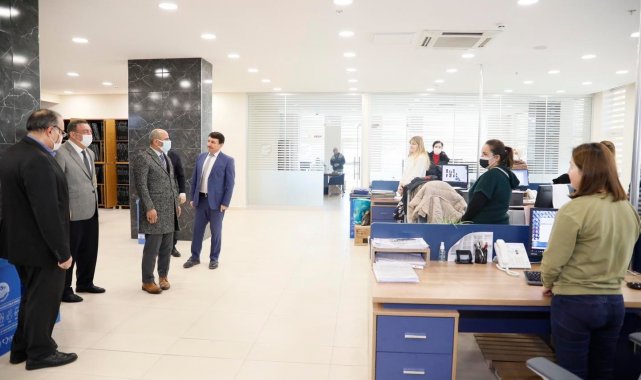 Başkan Söğüt, Tapu Müdürlüğü&#039;nü inceledi