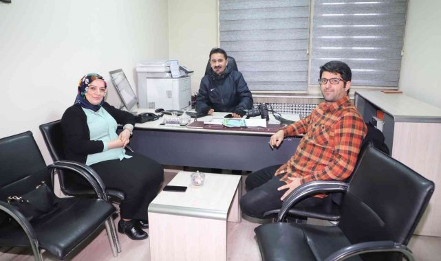 Başkan Tatlı'dan İHA Temsilcisi Taş'a ziyaret