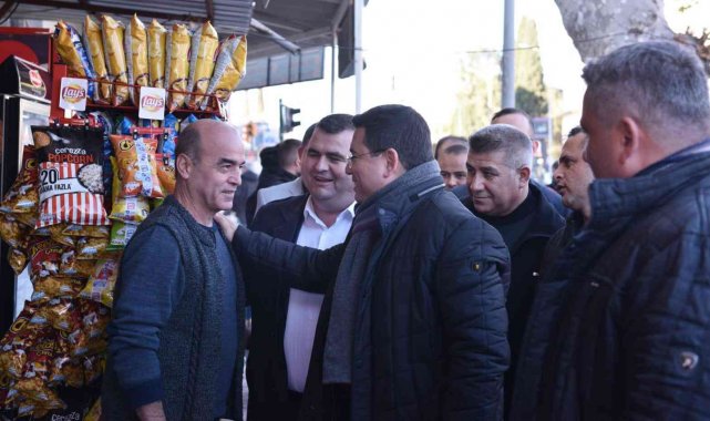 Başkan Tütüncü, Döşemealtı'nda esnafla buluştu