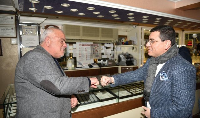 Başkan Tütüncü, Kumluca esnafı ile buluştu