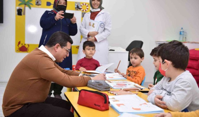 Başkan Tütüncü, Kur'an'e Kerim Kursunda çocuklarla buluştu