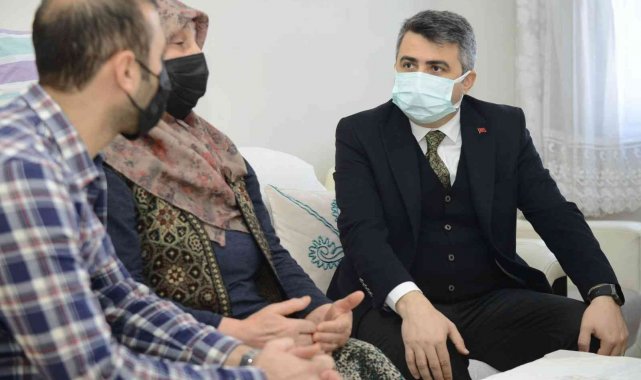 Başkan Yılmaz&#039;dan şehit annesine ziyaret