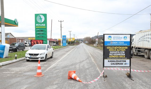 Başkan Yüce, atıksu hattının çalışmalarını yerinde inceledi