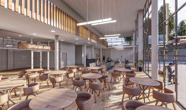 Başkent'in yeni ilçe otogarında yapım çalışmaları tam gaz devam ediyor