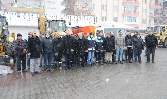 Battalgazi'de karla mücadele çalışmaları
