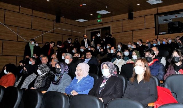 Bâbertî Külliyesinde bulunan sinema salonunun açılışı yapıldı