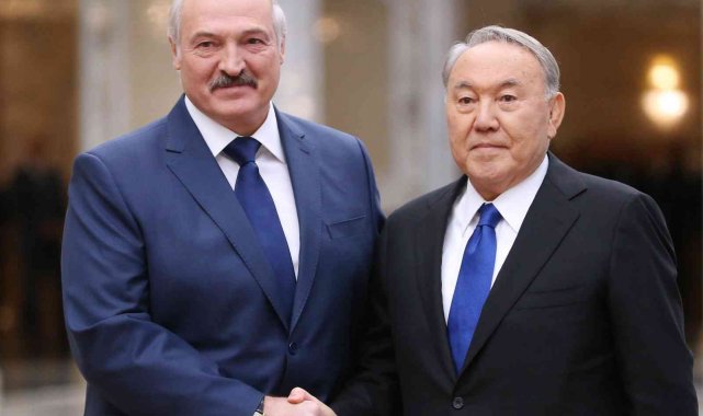 Belarus Devlet Başkanı Lukaşenko, Kazakistan'ın eski Cumhurbaşkanı Nazarbayev ile görüştü