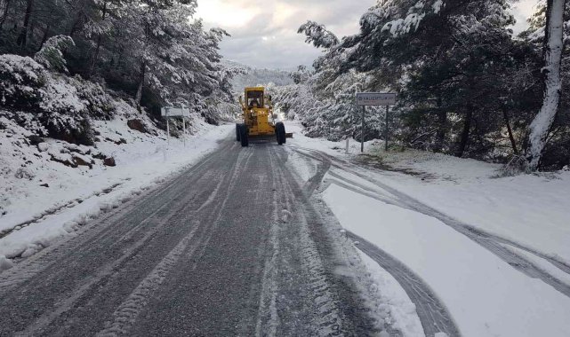Belediyenin kar tedbiri, Bodrum'da mağduriyetleri önledi