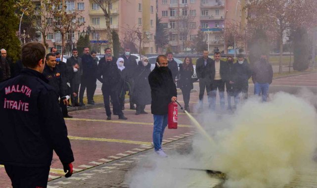BELSOS Personellerine yangın eğitimi verildi