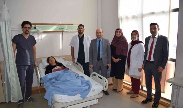 Besni'de ilk kez kapalı lazer taş ameliyatı yapıldı