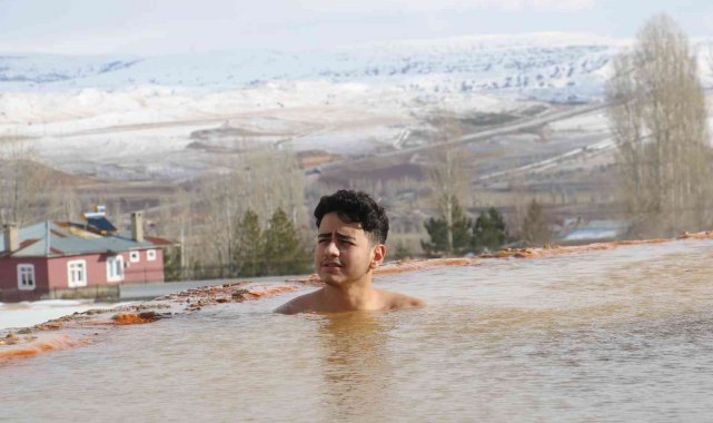 Beyaza bürünen Altınkale, görsel şölen sundu