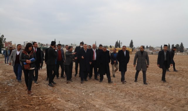 Beyazgül Ceylanpınar ilçesinde çalışmaları inceledi