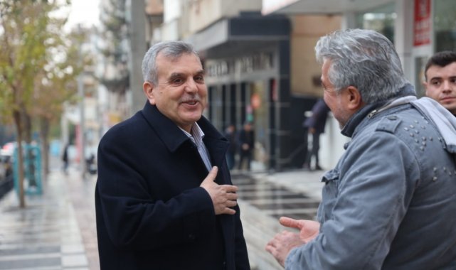 Beyazgül esnafla bir araya geldi