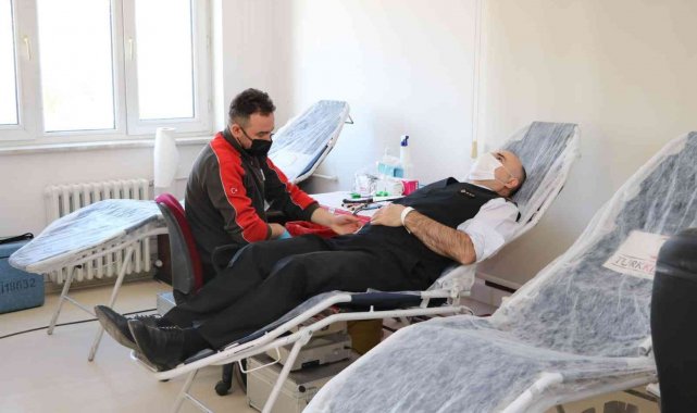 Bilecik İl Jandarma Komutanlığı personeli kan bağışında bulundu