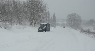 Bilecik-İnegöl karayolu kara teslim oldu