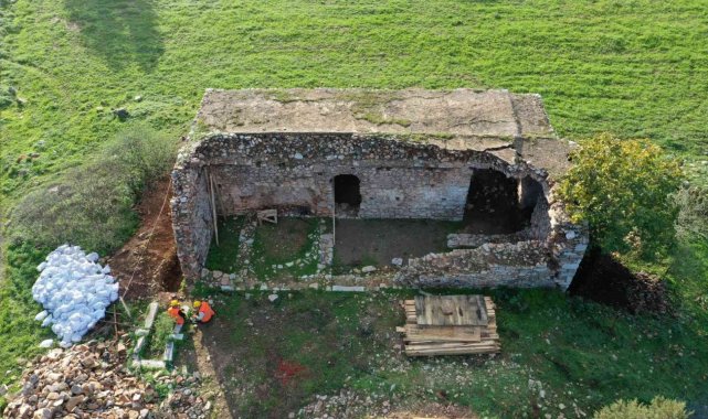 Bin 400 yıllık tarihi yapı yeniden ortaya çıktı