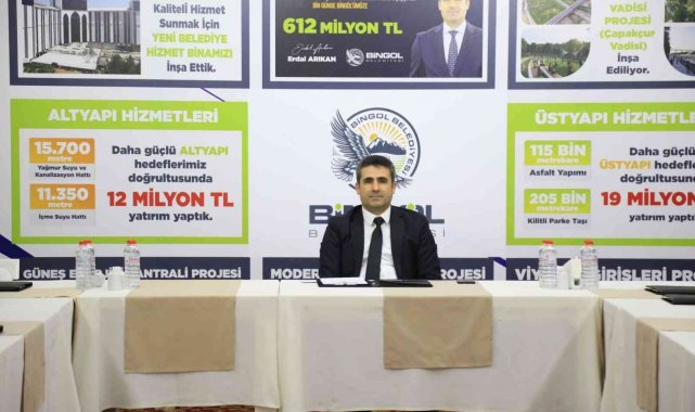 Bingöl Belediye Başkanı Arıkan, projeleri anlattı