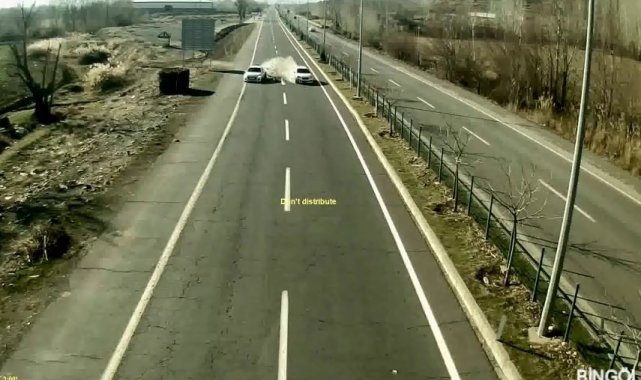 Bingöl'de 2021 yılı içindeki kazalar güvenlik kameralarına yansıdı