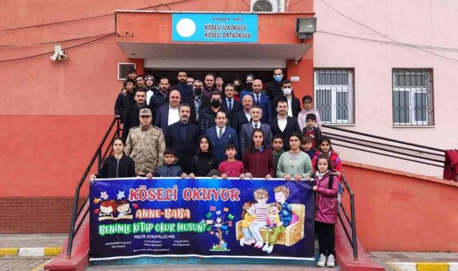 Bismil'de, 'Anne baba benimle kitap okur musun' projesiyle öğrenci velileri sınava girdi