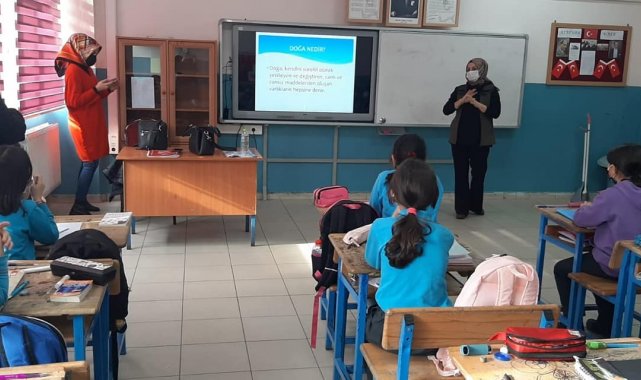 Biyoçeşitlilik öğrencilere anlatılıyor