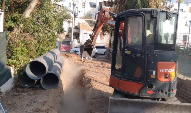 Bodrum Belediyesinden 25 Bin 815 Metrelik Yağmur Suyu Hattı...