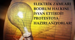 Bodrum'da elektrik zamları protesto edilecek