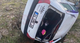 Bodrum'da ki soğuk hava sebebi ile sabaha karşı buzlanmadan dolayı kazalar peş peşe geldi.