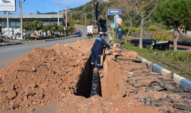 Bodrum'da 219 kez patlayan su isale hattı değiştirildi