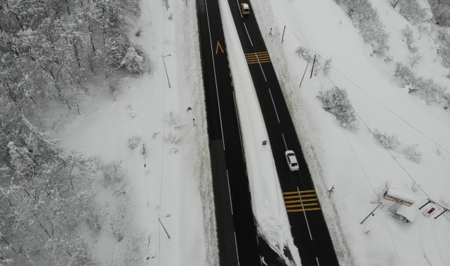 Bolu Dağı'nda ulaşım sorunu ortadan kalktı