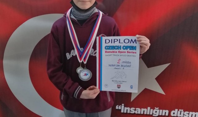 Bozdağ Short Track'ta gümüş madalya kazandı