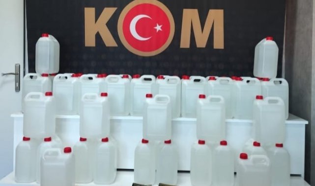 Bozdoğan&#039;da 200 litre etil alkol ele geçirildi