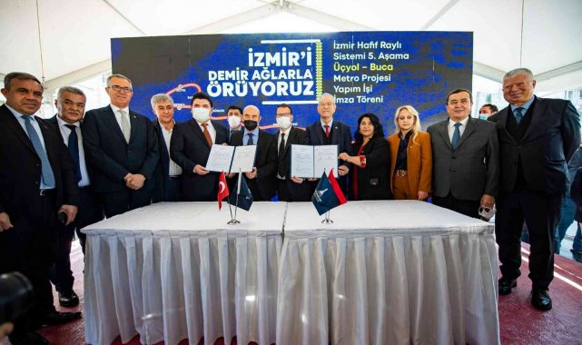 Buca Metrosu'nun yapım sözleşmesi imzalandı: Temeli 14 Şubat 2022'de atılacak