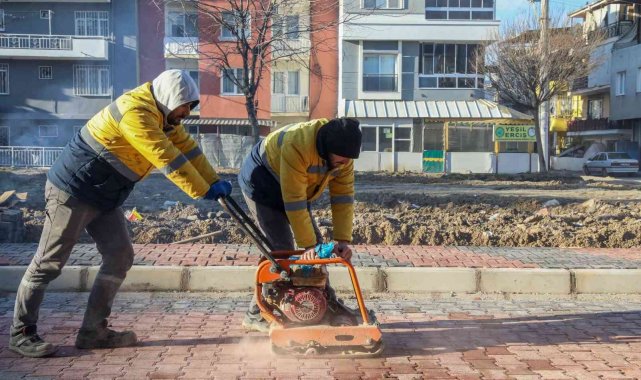 Buca sokaklarında kış mesaisi