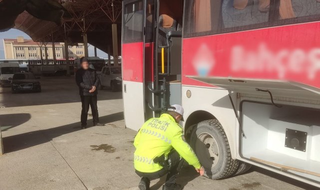 Burdur'da 37 araca ceza kesildi, 13 araç trafikten men edildi