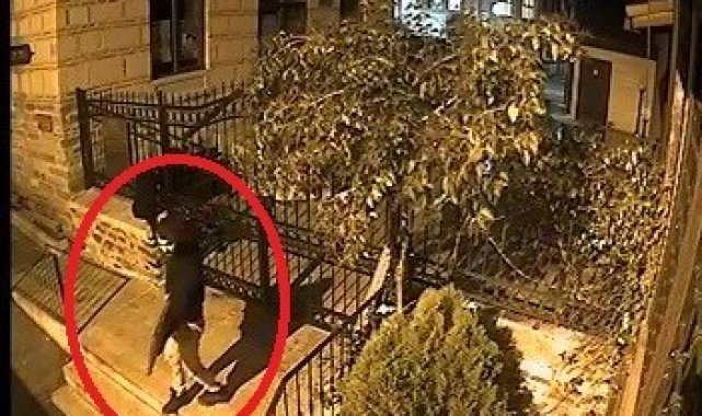 Bursa'da camideki hırsızlık güvenlik kameralarına yansıdı