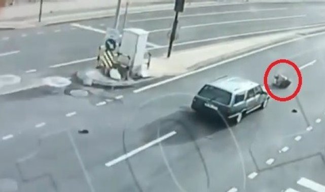 Bursa'da dehşet anları kamerada...Kimse ne olduğunu anlayamadı