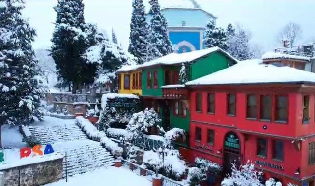 Bursa'dan kar manzaraları