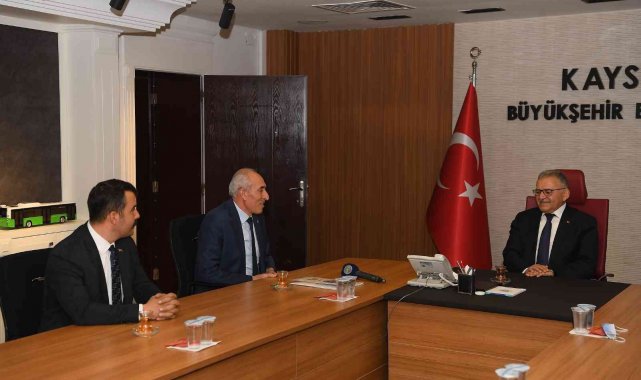 Büyükkılıç'a Kayseri Oto Sanatkârları Odası'ndan teşekkür ziyareti