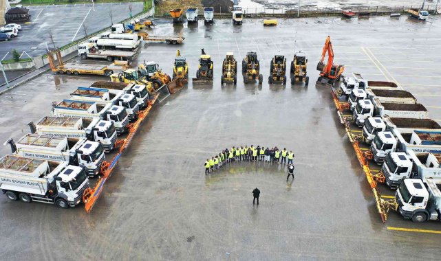 Büyükşehir 24 saat kar nöbetinde